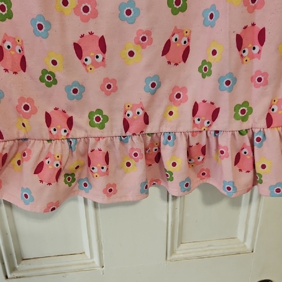 Gymboree Pink Owl and Flower Nightgown Girls 7/8 - Picture 5 of 7